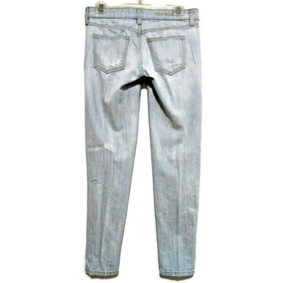 CARMAR Womens Jeans Size 25 Distressed Grunge Hippie Boho Streetwear Low Rise - Picture 4 of 8